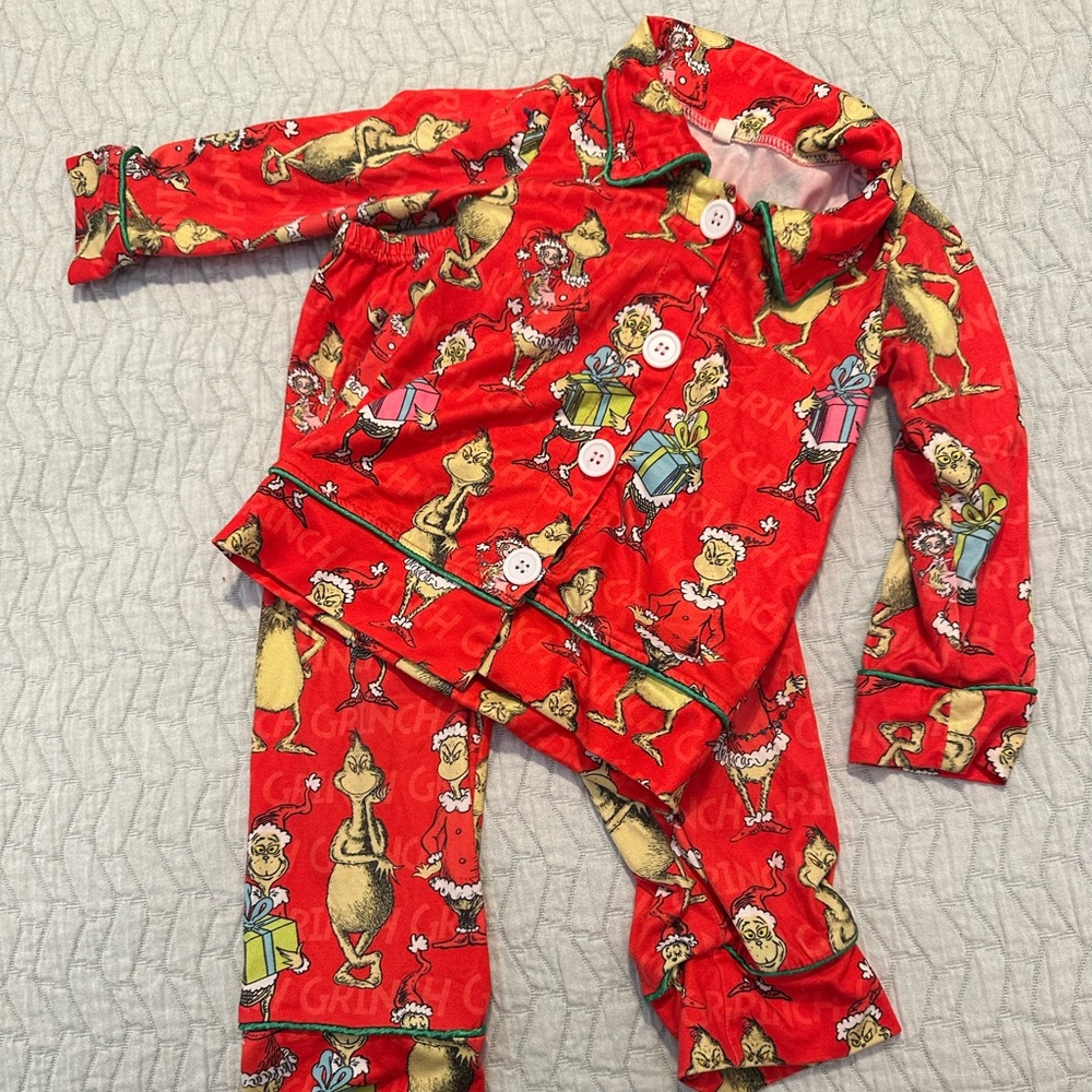 Christmas pajamas size 18-24 months.
